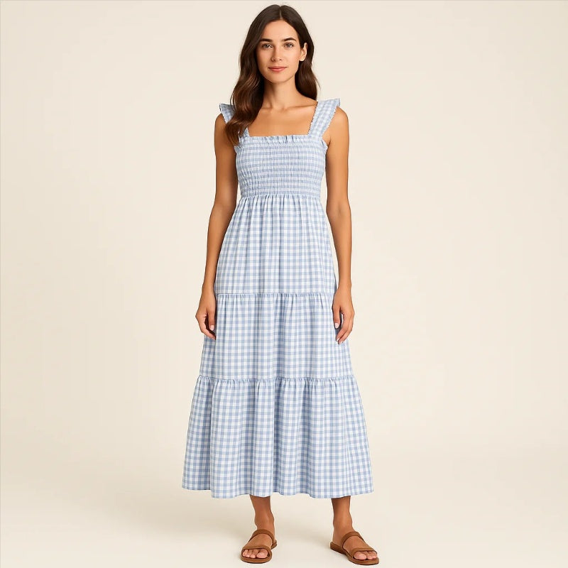 GINGHAM BLUE